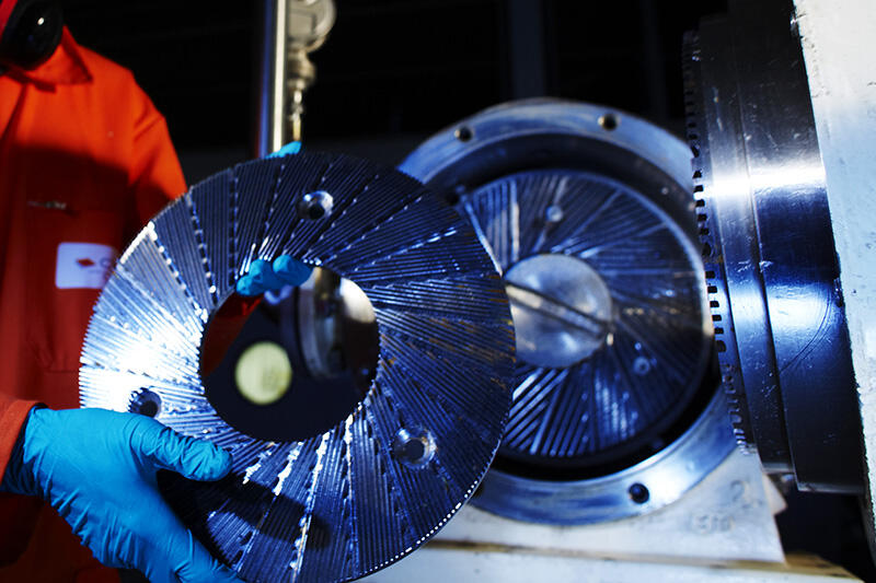 Disques utilisés pour le raffinage des fibres sur pilote Disques utilisés pour le raffinage des fibres sur pilote