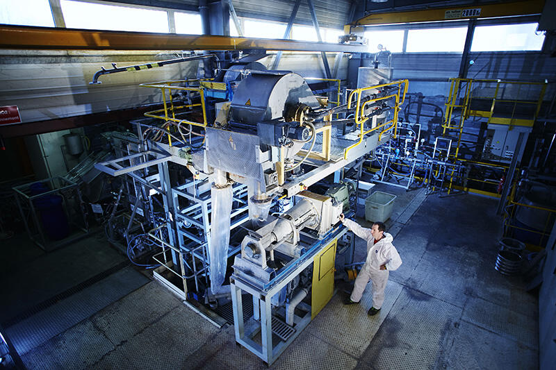 Valorisation matière Une valorisation matière par recyclage à l’échelle semi- industrielle sur installation pilote